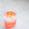This brightly colored cocktail uses HDC Elk Rider Gin, Campari, and Luxardo Maraschino Liqueur as its trio.