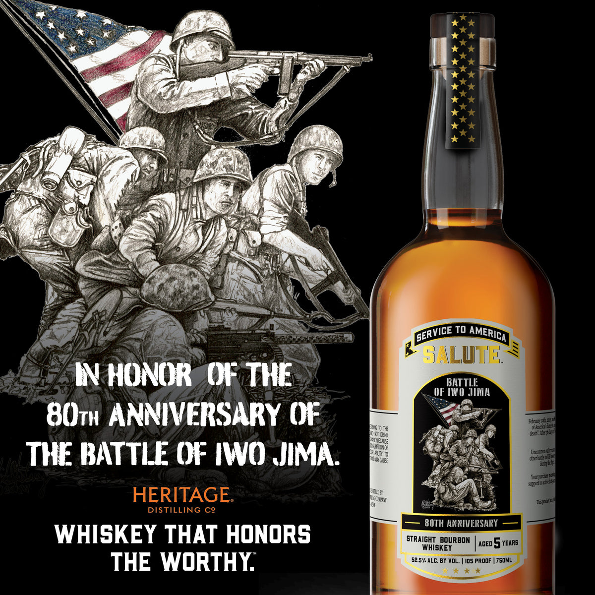 Service to America Salute™ Whiskey - Battle of Iwo Jima