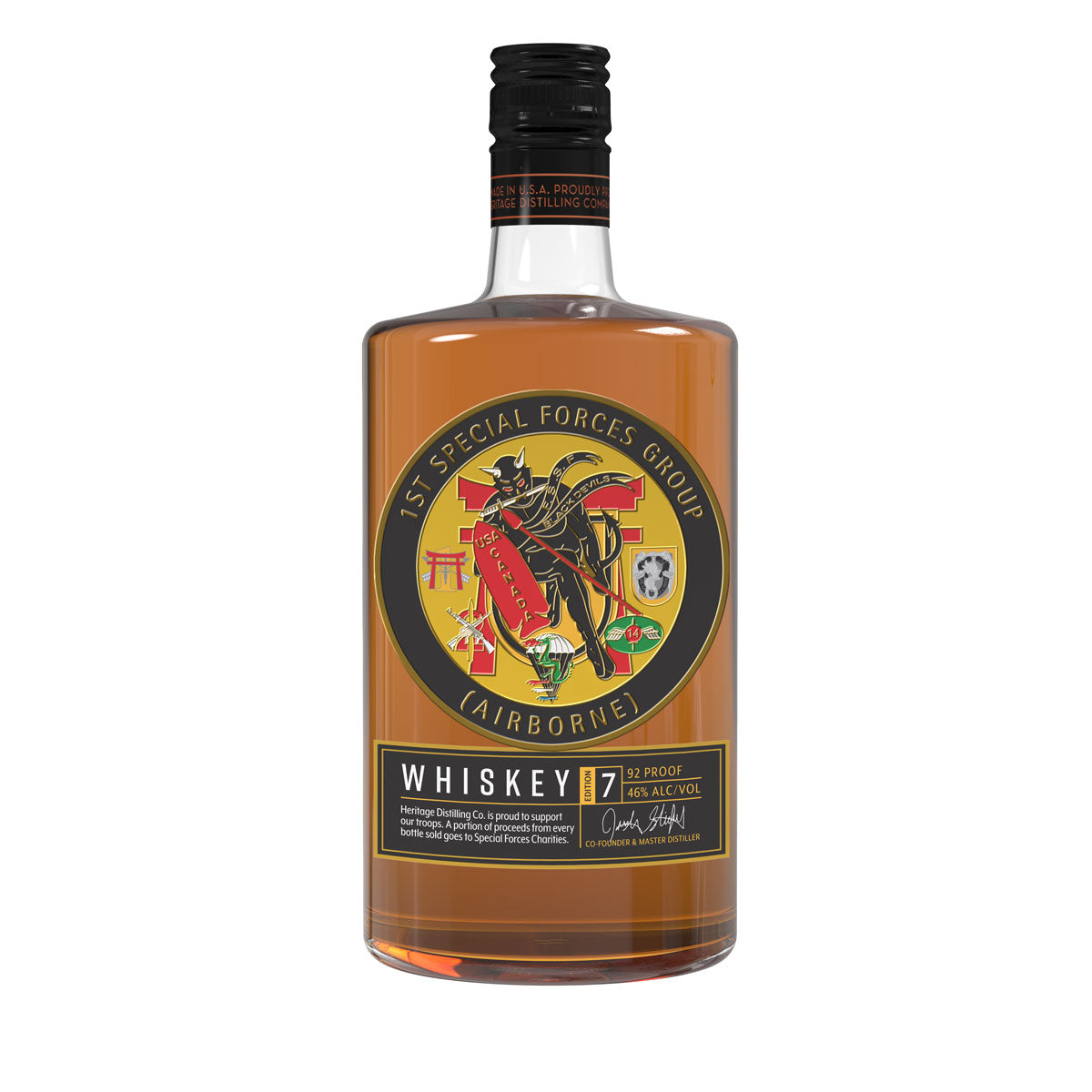 Heritage Distilling 1st Special Forces Group Whiskey