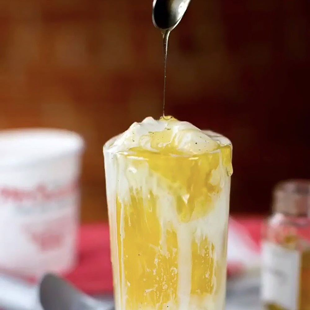 The boozy ice cream drink is overflowing with rich flavors; thanks to BSB Brown Sugar Bourbon.