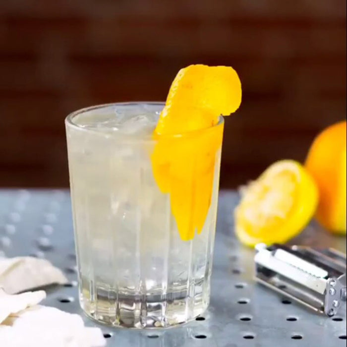 This drink is a hit during the holidays! A fantastic combo of HDC Elk Rider Vodka (or HDC Batch No. 12 Vodka), gingerbread syrup, and lemon juice.