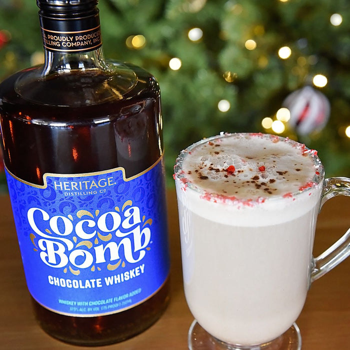 Cocoa Bomb Chocolate Whiskey Cream S'mores Pie – Heritage Distilling