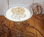 A holiday favorite cocktail using any brand of eggnog and BSB - Brown Sugar Bourbon. To complete the cocktail, garnish the martini glass by adding a Gingerbread Man cookie.