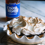 Cocoa Bomb Chocolate Whiskey Cream S'mores Pie