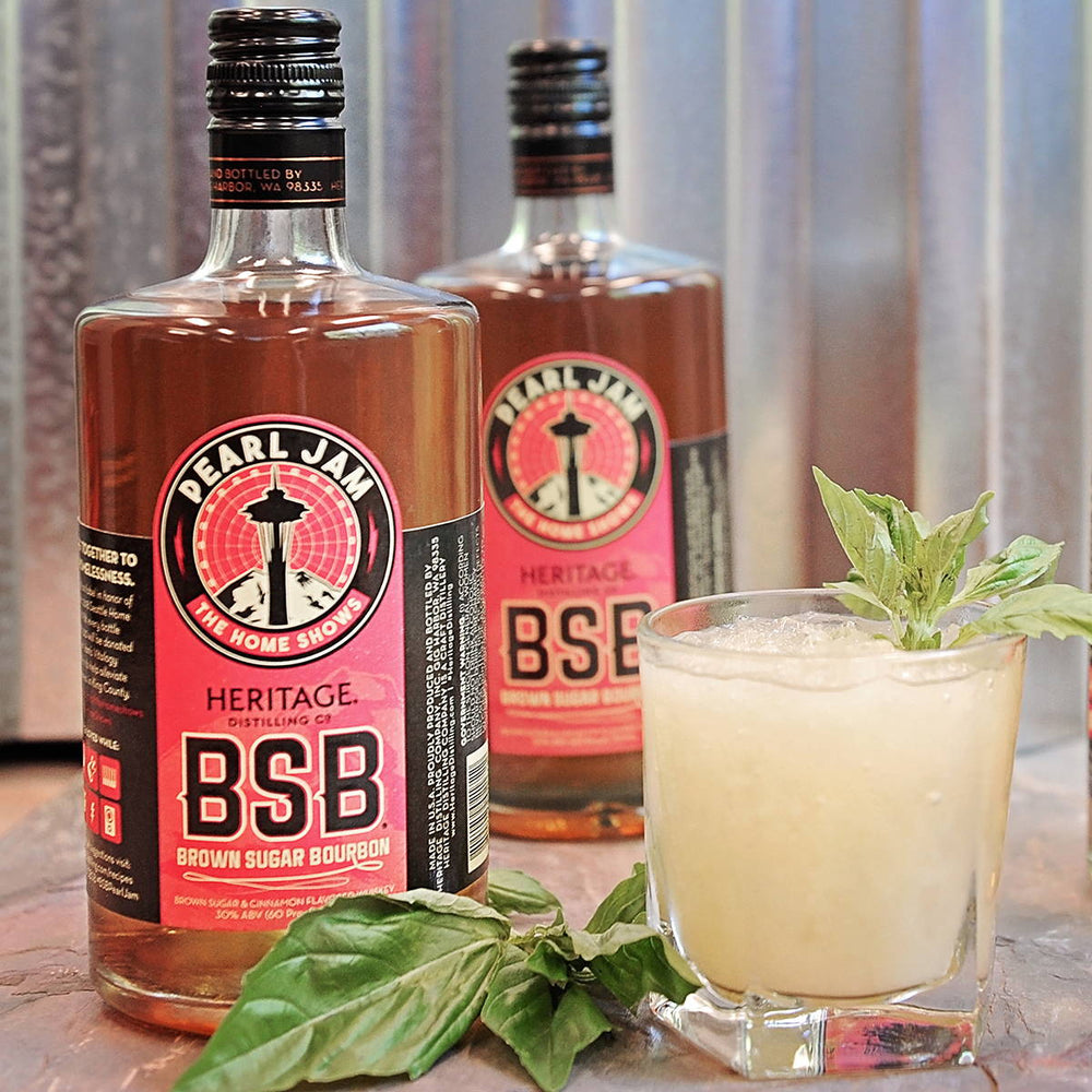 A BSB Brown Sugar Bourbon and grapefruit cocktail.
