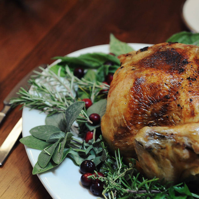 This bird is cooked by using either Elk Rider Bourbon OR Demitri's Seasoned Vodka. 