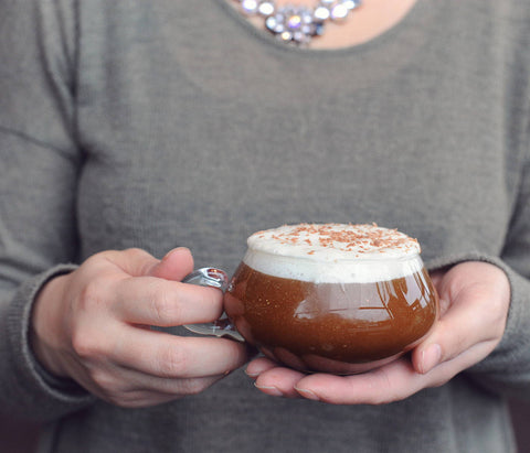 This is cocktail uses either HDC Vanilla Vodka, HDC Coffee Vodka, or both is great too!