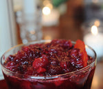 This incredible cranberry sauce uses HDC Blood Orange Vodka.