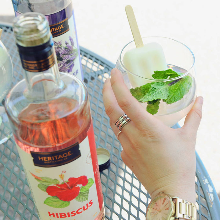 Hibiscus Limeade Popsicle Cocktail