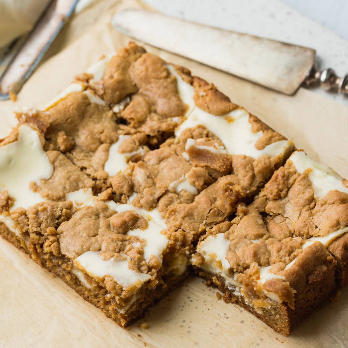 This yummy dessert is made with HDC BSB 103 and is usually cut and served into squares.