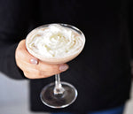 In a cocktail goblet, this mocha can be made with BSB - Brown Sugar Bourbon or HDC Coffee Vodka to fit your taste preferences. 