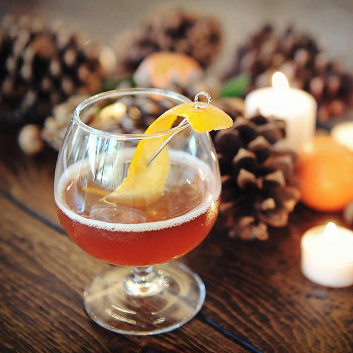 This cocktail uses both BSB - Brown Sugar Bourbon and HDC Coffee Vodka together for the perfect flavor profile.