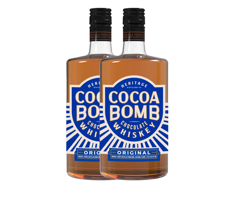 Cocoa Bomb Chocolate Whiskey - 2 Bottle Set