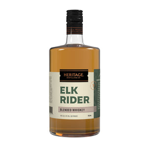 
                  
                    A 750ml bottle of HDC Elk Rider Blended Whiskey.
                  
                