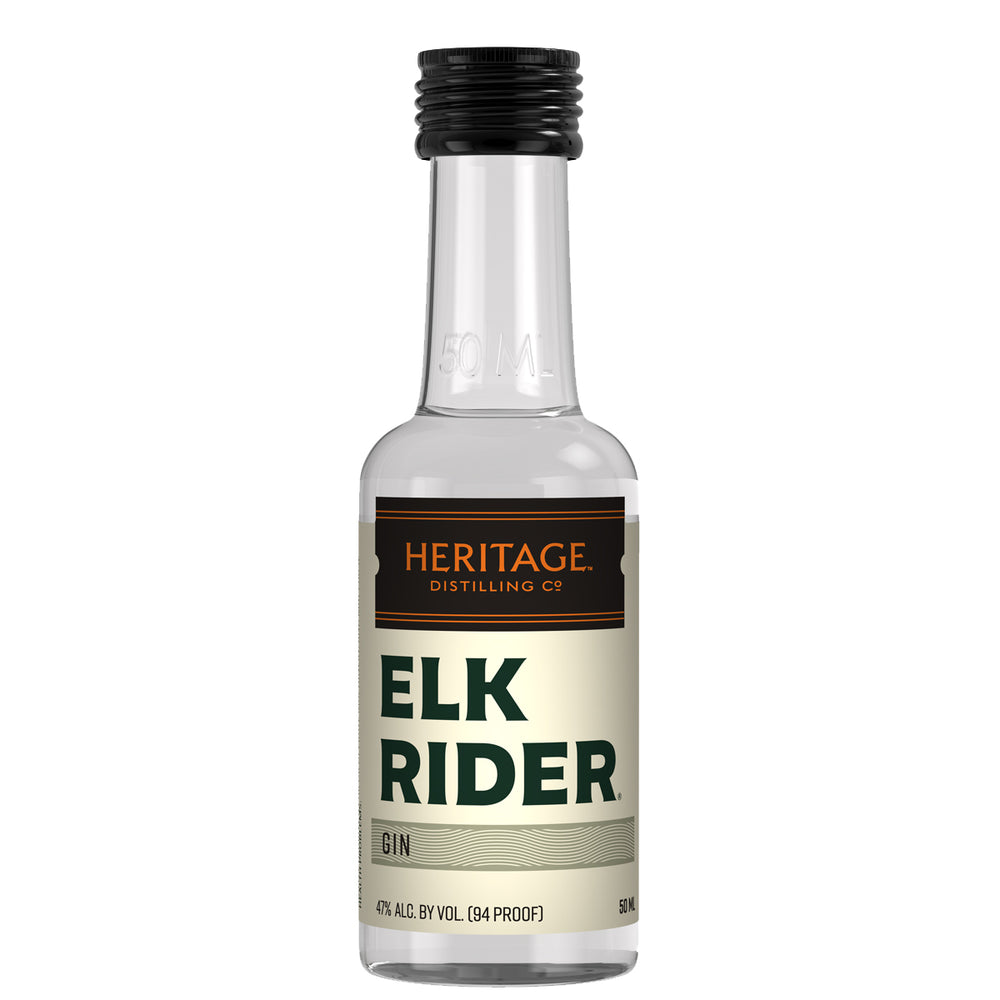 A 50ml sample size of the HDC Elk Rider Gin.