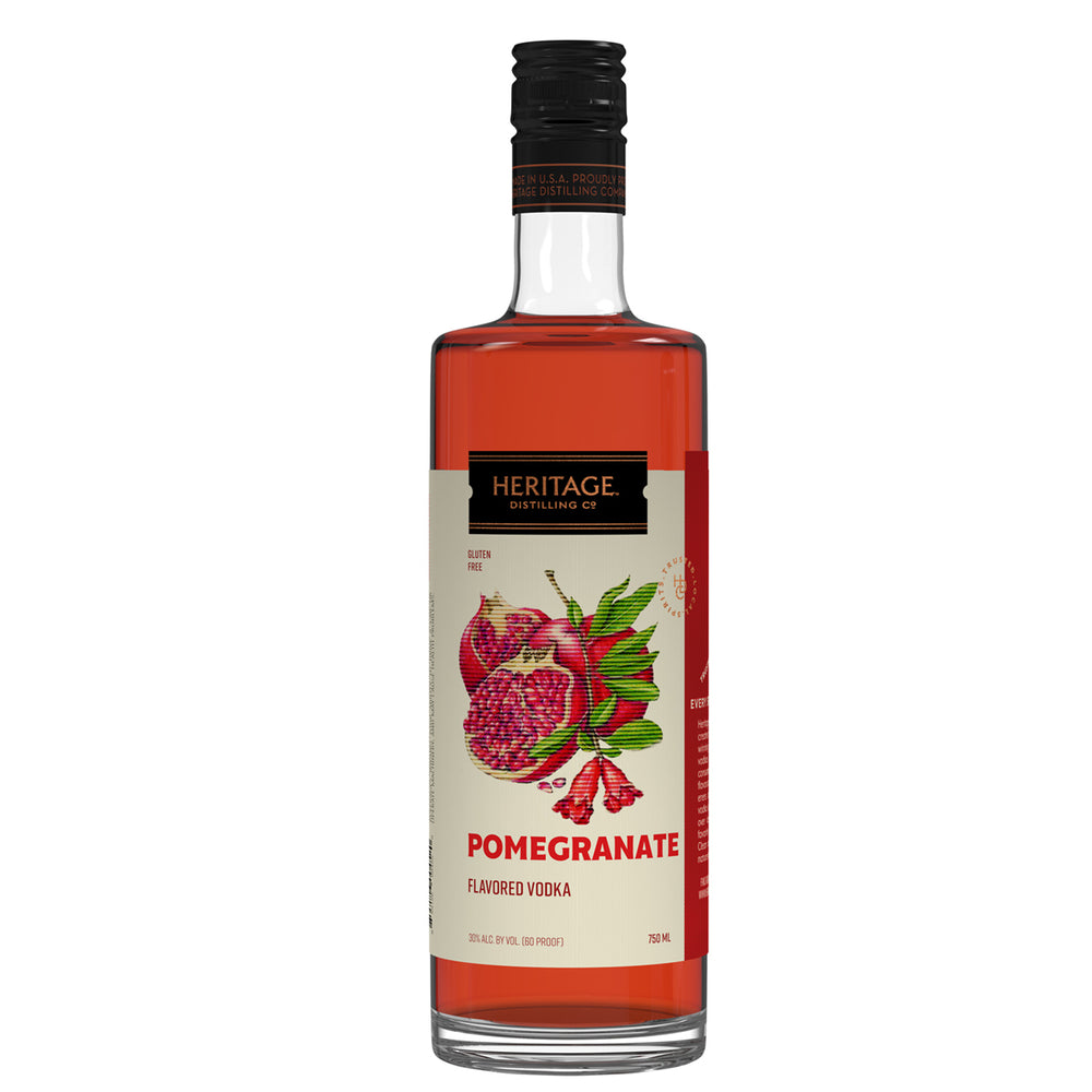 
                  
                    A 750ml bottle of HDC Pomegranate Vodka.
                  
                