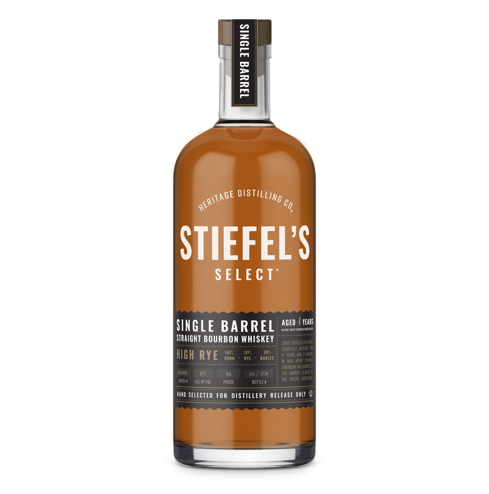 Stiefel's Select Single Barrel: High Rye Bourbon